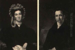 Portraits Of Archibald And Elga Falconer by Frederick Randolph Spencer