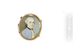 A Portrait Miniature Of Anthony Aufrere (1730-1814) by Gervase Spencer