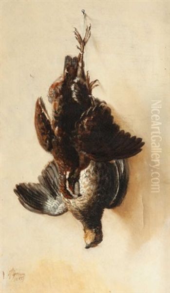 Hanging Quail - view 1