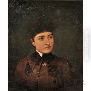 Portrait Of A Woman, Thought To Be Miss Helen Louise Booth Portrait Of A Woman, Thought To Be Miss Helen Louise Booth