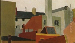 Study For "buildings" by Niles Spencer