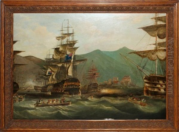Birtish Warships - view 1