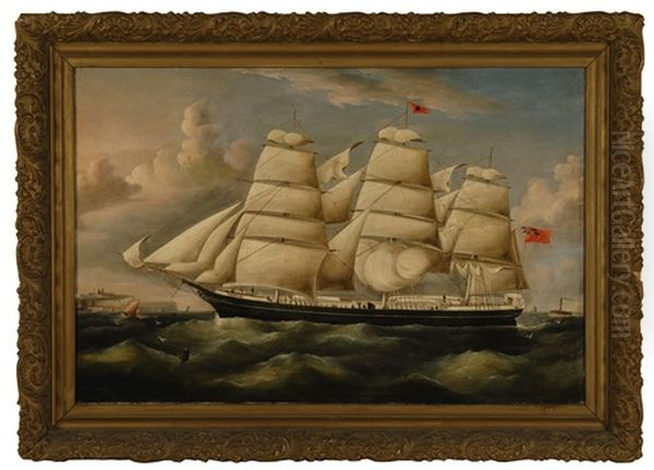 Portrait Of The Black Ball Line Ship Legion Of Honour - view 1