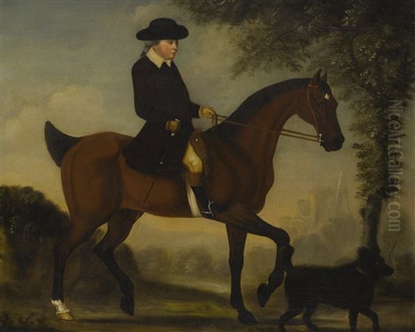 A Country Squire On A Bay Horse - view 1