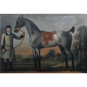Portrait Of Mr. Churchman's Ronata by Thomas Spencer