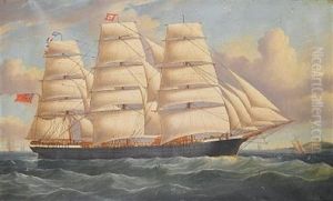 The "seringapatam" In Full Steam Off The Coast