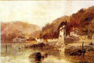 Paisaje Con Lago Y Casa by Franck Spenlove-Spenlove