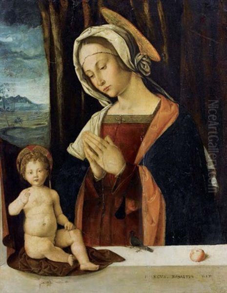 La Vierge A L'enfant Avec Un Chardonneret - view 1