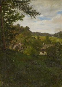Upper Bavarian Landscape With Farmstead Upper Bavarian Landscape With Farmstead