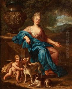 Portrait Of A Woman Earlier Called Madame De Montespan (1641-1707) by Peter Sperwer