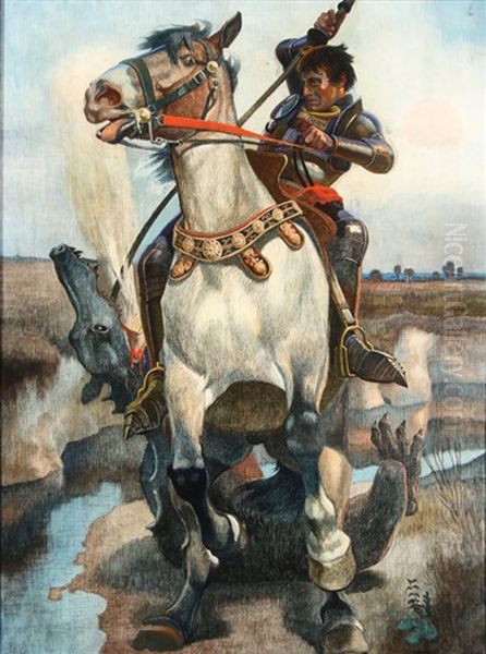 St. George Slaying The Dragon - view 1