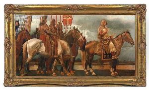 Siegfried Und Sein Gefolge Nach Dem Abschied Von Krimhild by Christian Speyer