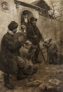 Bear Hunters by Jaroslav Spillar