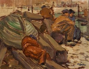 Fishermen by Karel Spillar
