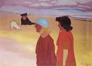 Girls On The Beach by Leon Spilliaert