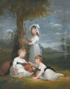 The Earl Of Lincoln And His Sisters by Maria Spilsbury