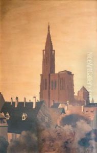 Cathedrale De Strasbourg by Charles Spindler