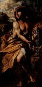 David And Goliath by Giovanni Battista Spinelli