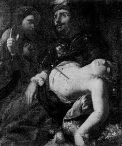 La Mort De Lucrece by Giovanni Battista Spinelli