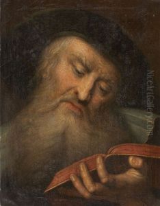 Two Portraits Of Bearded Men (2 Works) by Gabriel Spitzel