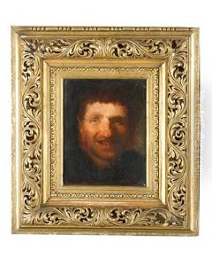 Portrait Of A Laughing Men by Emmanuel Spitzer