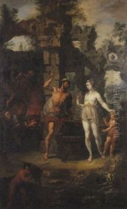 Venus Dans La Forge De Vulcain by Jan Jakob (Jean Jacques) Spoede