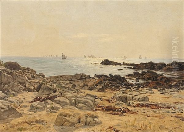 Felsige Kuste Mit Blick Auf Das Offene Meer - view 1