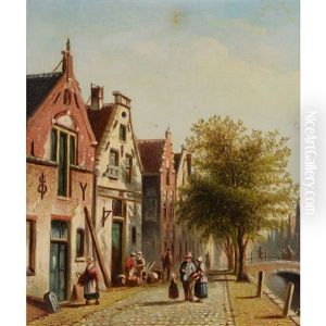 Brouwersgracht, Amsterdam by Jan Jacob Spohler