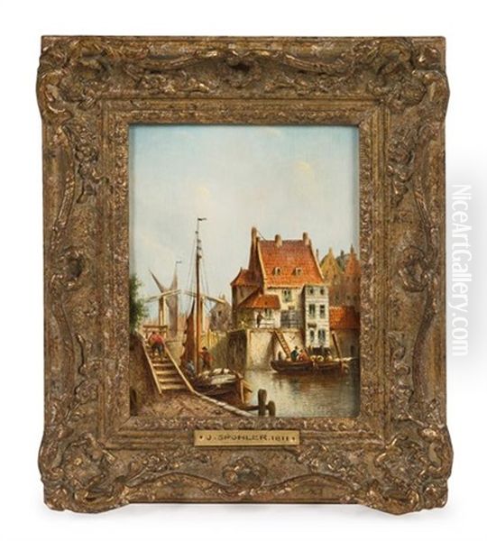 Canal Scenes (2 Works) - view 1