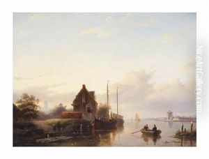 A Tranquil River Landscape A Tranquil River Landscape