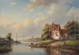 A Ferry Crossing In Summer