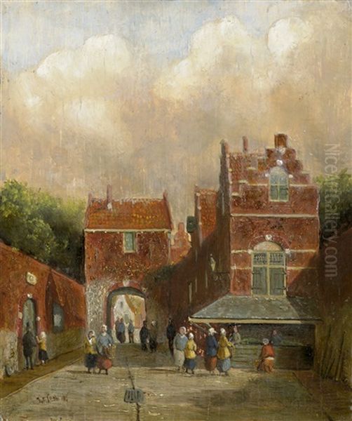 Ansicht Eines Stadttors In Holland - view 1