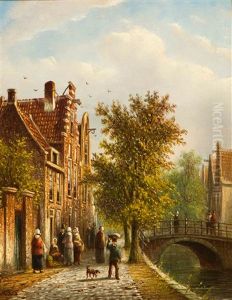 On An Amsterdam Canal On An Amsterdam Canal