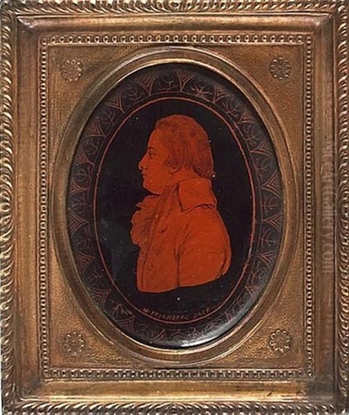 John Sheldon F.r.s., Profile To The Left, Wearing Coat, Waistcoat And Frilled Chemise - view 1