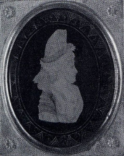 A Lady Wearing Dormeuse With Double Pleated Side Lappets And Ribbon Her Dress With Fichu - view 1
