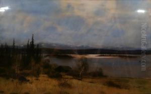 Fjallandskap by Carl Brandt