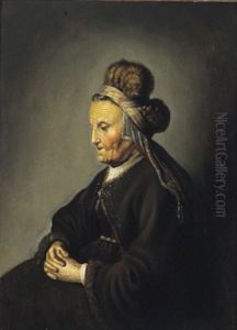 Bildnis Einer Alten Frau Im Profil by Jacob van Spreeuwen