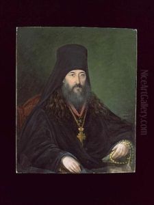 Archimandrite Alexei Razhanitzin Seated, Wearing The Order Of St. Vladimir