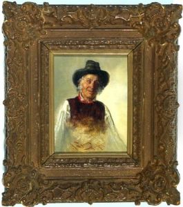 Bildnis Eines Alteren Bauern by Alfons Spring