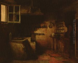 Kucheninterieur by Alfons Spring