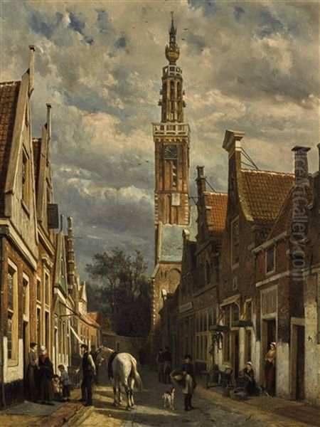 The Carillon Tower In Edam - view 1