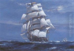 "ariel" And "taeping", Tea Race, 1866. "ariel" Leading