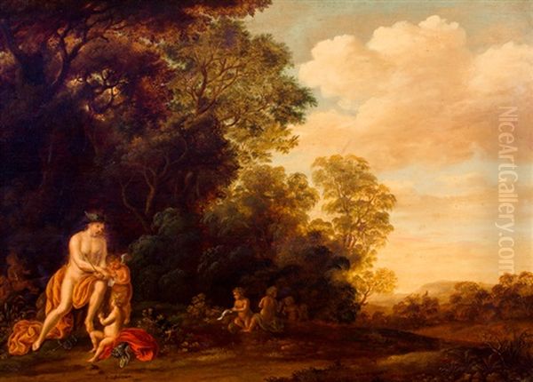 Lommerrijk Landschap Met Mercurius En Putti - view 1