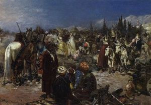 Orientalischer Markt by Heinrich Maria Staackmann