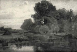 Seeuferlandschaft Im Herbst by Gertrud Staats