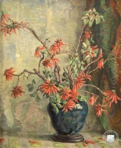 Coral Tree Blossoms by Anna Lee Stacey