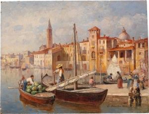 Italian Port by Ernst Stache