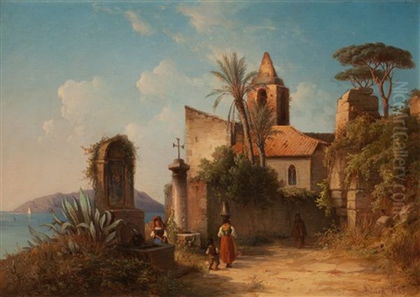 Kloster Vid Terracina (monastery At Terracina) - view 1