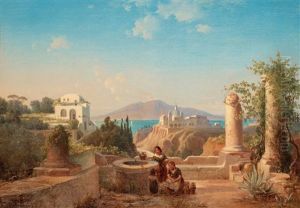 Parti Vid Vico Nara Sorrento (neapel)