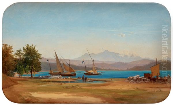 Vy Fran La Spezia (utskeppning Av Carrarra-marmor) - view 1